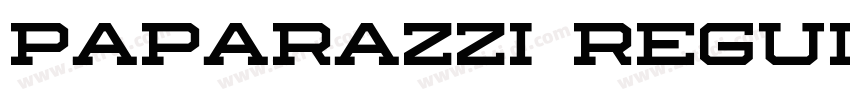 Paparazzi Regular字体转换